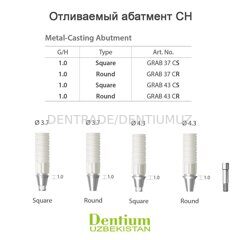 Отливаемый абатмент CH